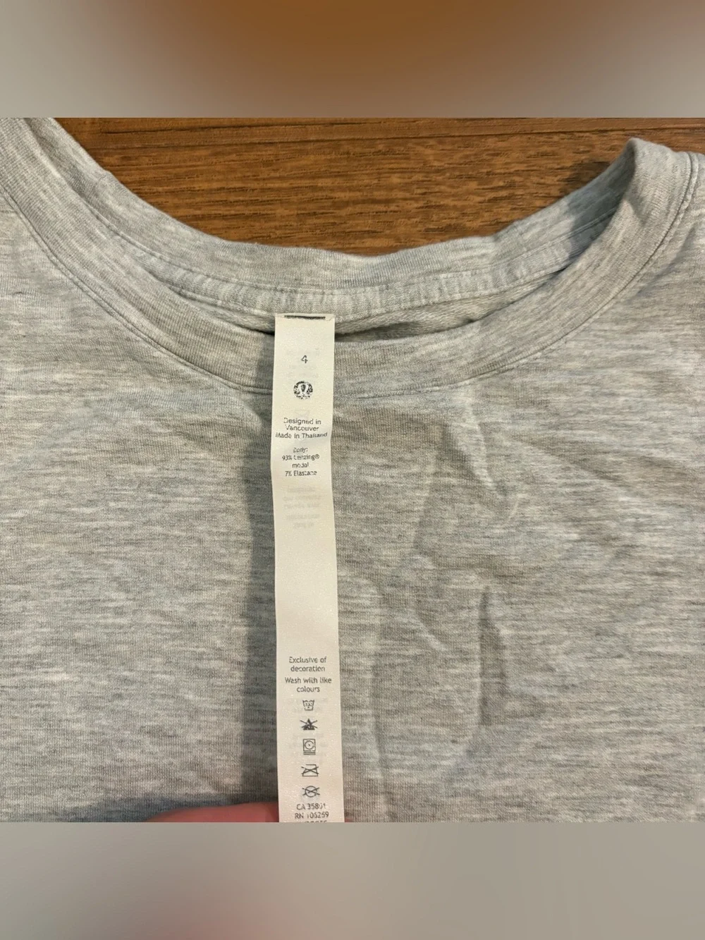 Lululemon Light Gray Long Sleeve